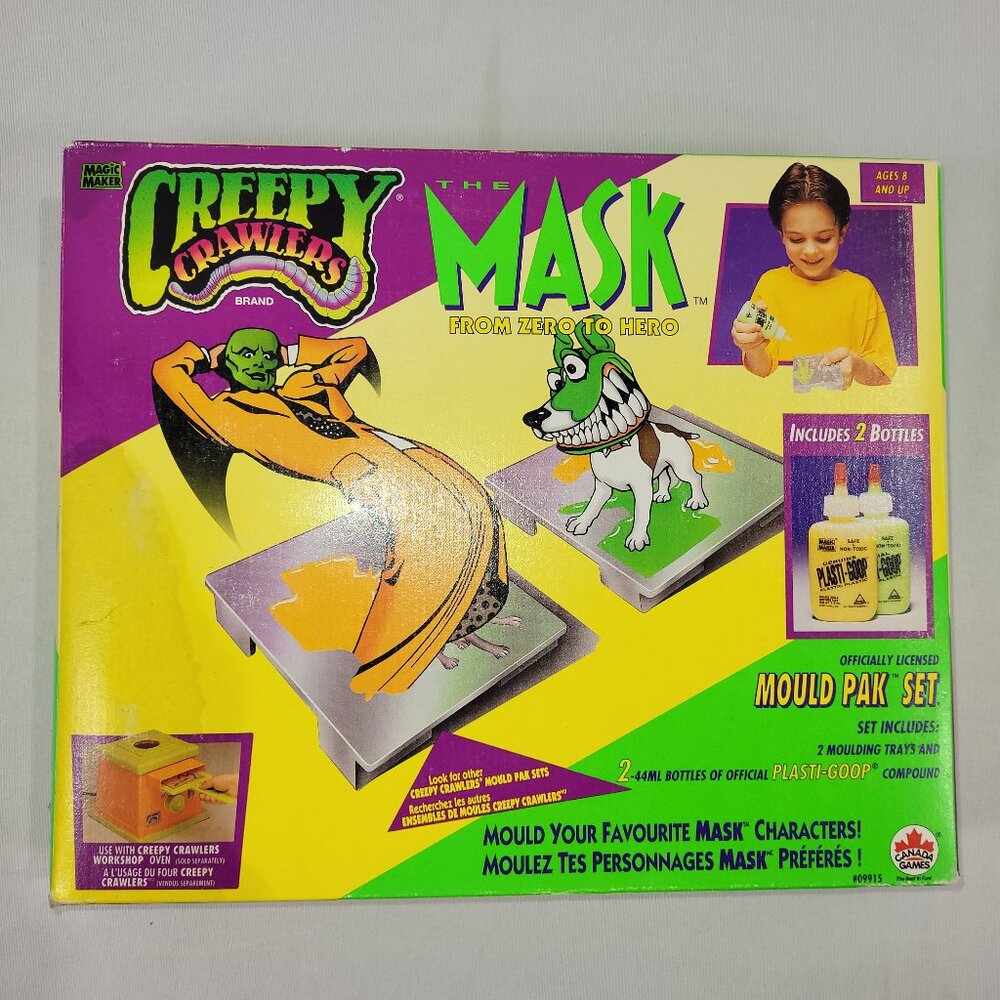 Creepy Crawlers Mask Movie Vintage 1995 Mould Pak Set by Canada Games
